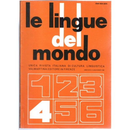 LE LINGUE DEL MONDO-n 4, luglio/agosto-1982