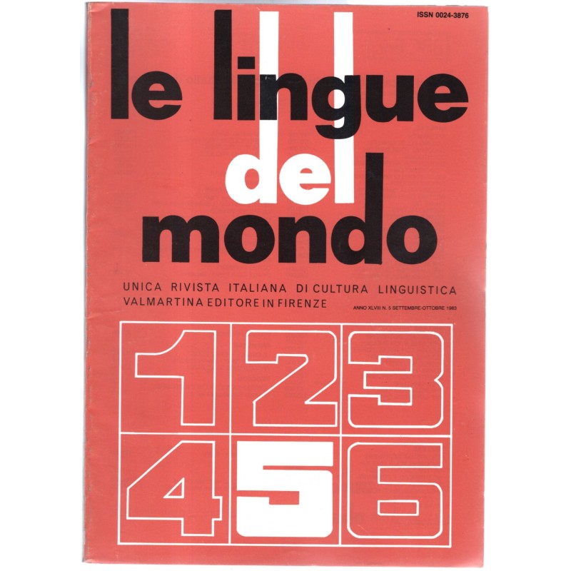 LE LINGUE DEL MONDO-n 5, settembre/ottobre-1983