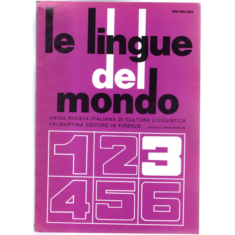 LE LINGUE DEL MONDO-n 3, maggio/giugno-1984