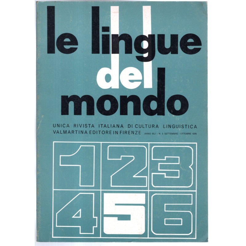 LE LINGUE DEL MONDO-n 5, settembre/ottobre-1976