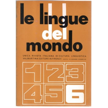 LE LINGUE DEL MONDO-n 6, novembre/dicembre-1976