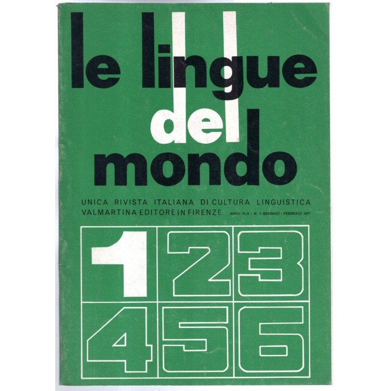 LE LINGUE DEL MONDO-n 1, gennaio/febbraio-1977