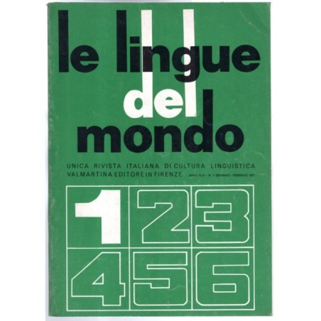 LE LINGUE DEL MONDO-n 1, gennaio/febbraio-1977