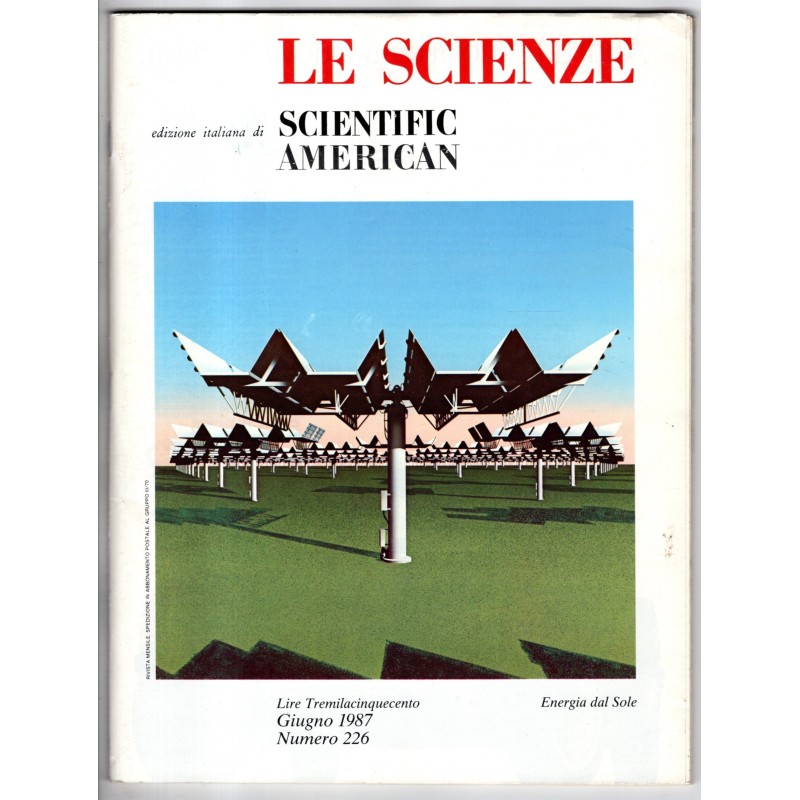 LE SCIENZE. EDIZIONE ITALIANA DI SCIENTIFIC AMERICAN-n 226, giugno-1987