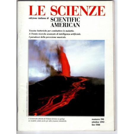 LE SCIENZE. EDIZIONE ITALIANA DI SCIENTIFIC AMERICAN-n 290, ottobre-1992