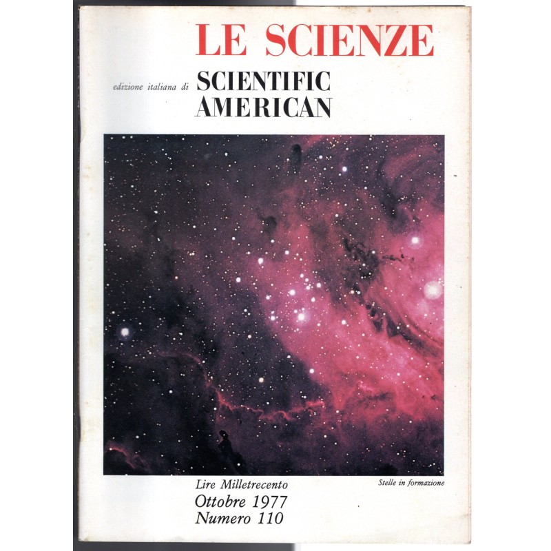 LE SCIENZE. EDIZIONE ITALIANA DI SCIENTIFIC AMERICAN-n 110, ottobre-1977
