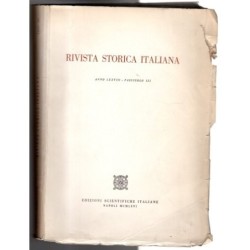 RIVISTA STORICA ITALIANA-fasc III-1966