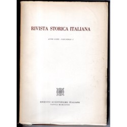 RIVISTA STORICA ITALIANA-fasc I-1968