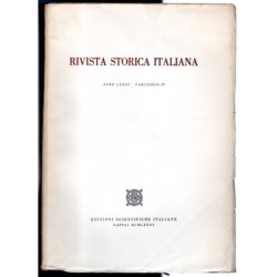 RIVISTA STORICA ITALIANA-fasc IV-1973
