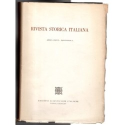 RIVISTA STORICA ITALIANA-fasc I-1965