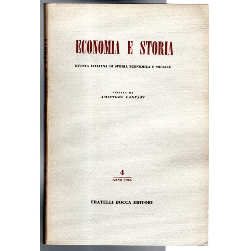 ECONOMIA E STORIA-n 4-1956