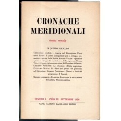 CRONACHE MERIDIONALI-n 9, settembre-1956