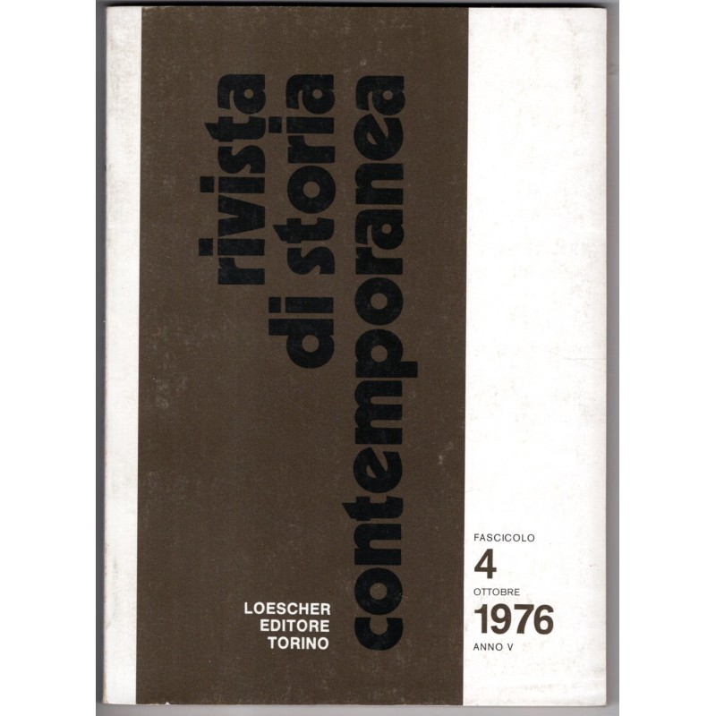 RIVISTA DI STORIA CONTEMPORANEA-fasc 4-1976