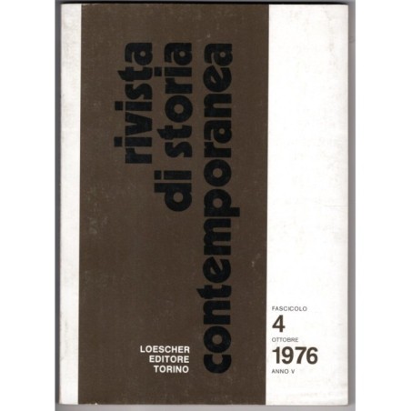 RIVISTA DI STORIA CONTEMPORANEA-fasc 4-1976