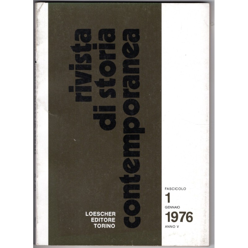 RIVISTA DI STORIA CONTEMPORANEA-fasc 1-1976