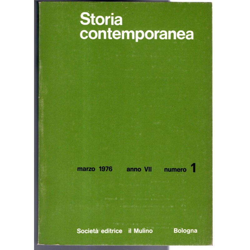 STORIA CONTEMPORANEA-n 1, marzo-1976