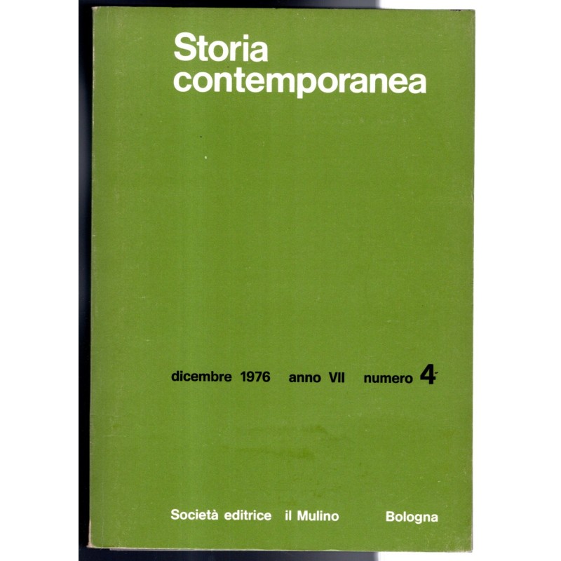STORIA CONTEMPORANEA-n 4, dicembre-1976