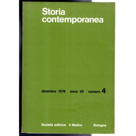 STORIA CONTEMPORANEA-n 4, dicembre-1976