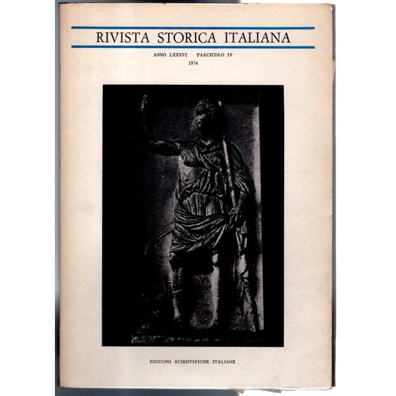 RIVISTA STORICA ITALIANA-fasc IV-1974