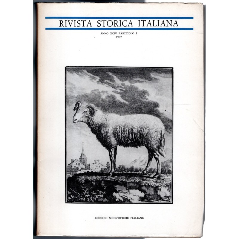 RIVISTA STORICA ITALIANA-fasc I-1982