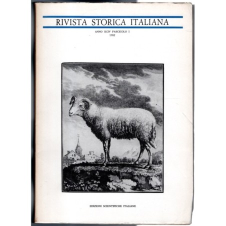 RIVISTA STORICA ITALIANA-fasc I-1982