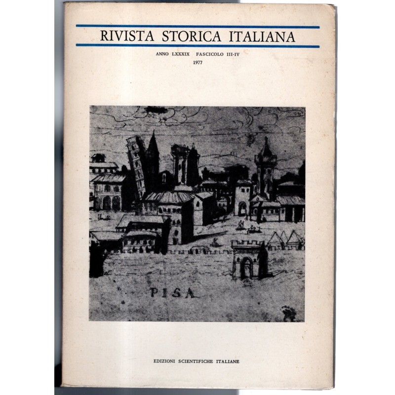 RIVISTA STORICA ITALIANA-fasc III-IV-1977