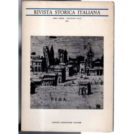 RIVISTA STORICA ITALIANA-fasc III-IV-1977