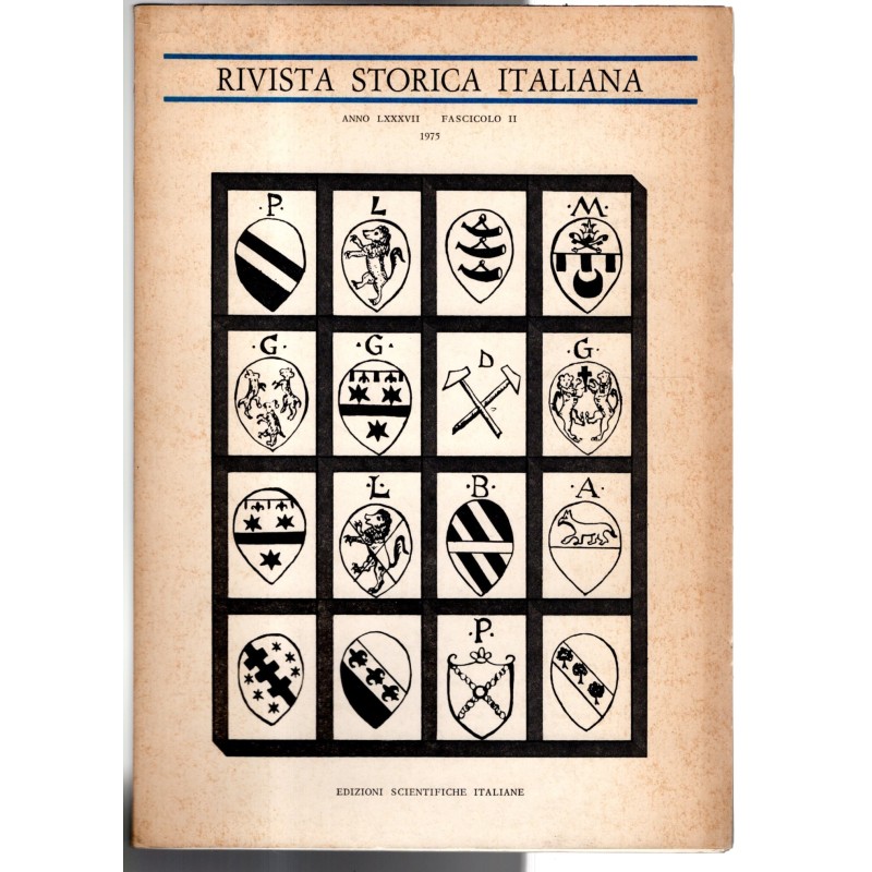 RIVISTA STORICA ITALIANA-fasc II-1975