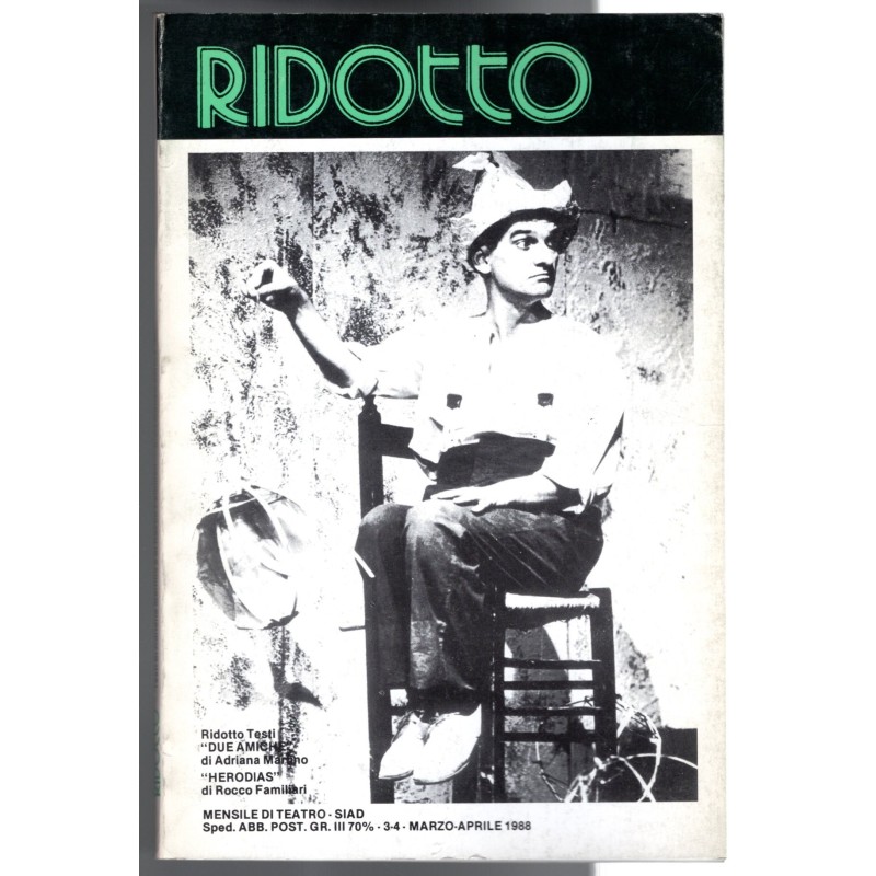 RIDOTTO-n 3-4, marzo/aprile-1988