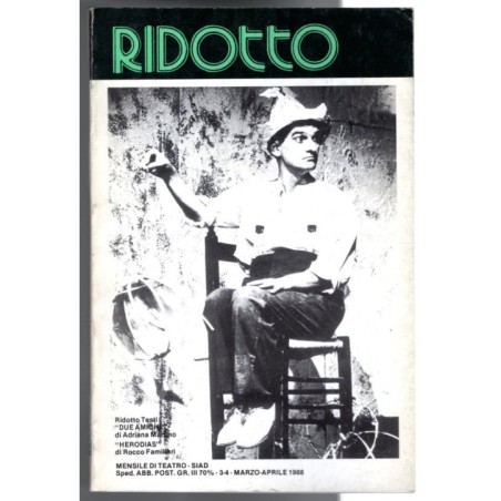 RIDOTTO-n 3-4, marzo/aprile-1988