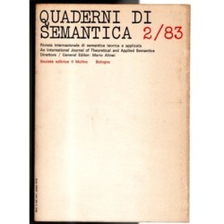 QUADERNI DI SEMANTICA-n 2, dicembre-1983