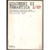 QUADERNI DI SEMANTICA-n 2, dicembre-1987