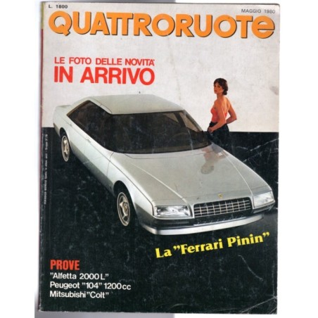 QUATTRORUOTE-n 294, maggio-1980