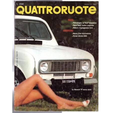 QUATTRORUOTE-n 322, agosto-1982