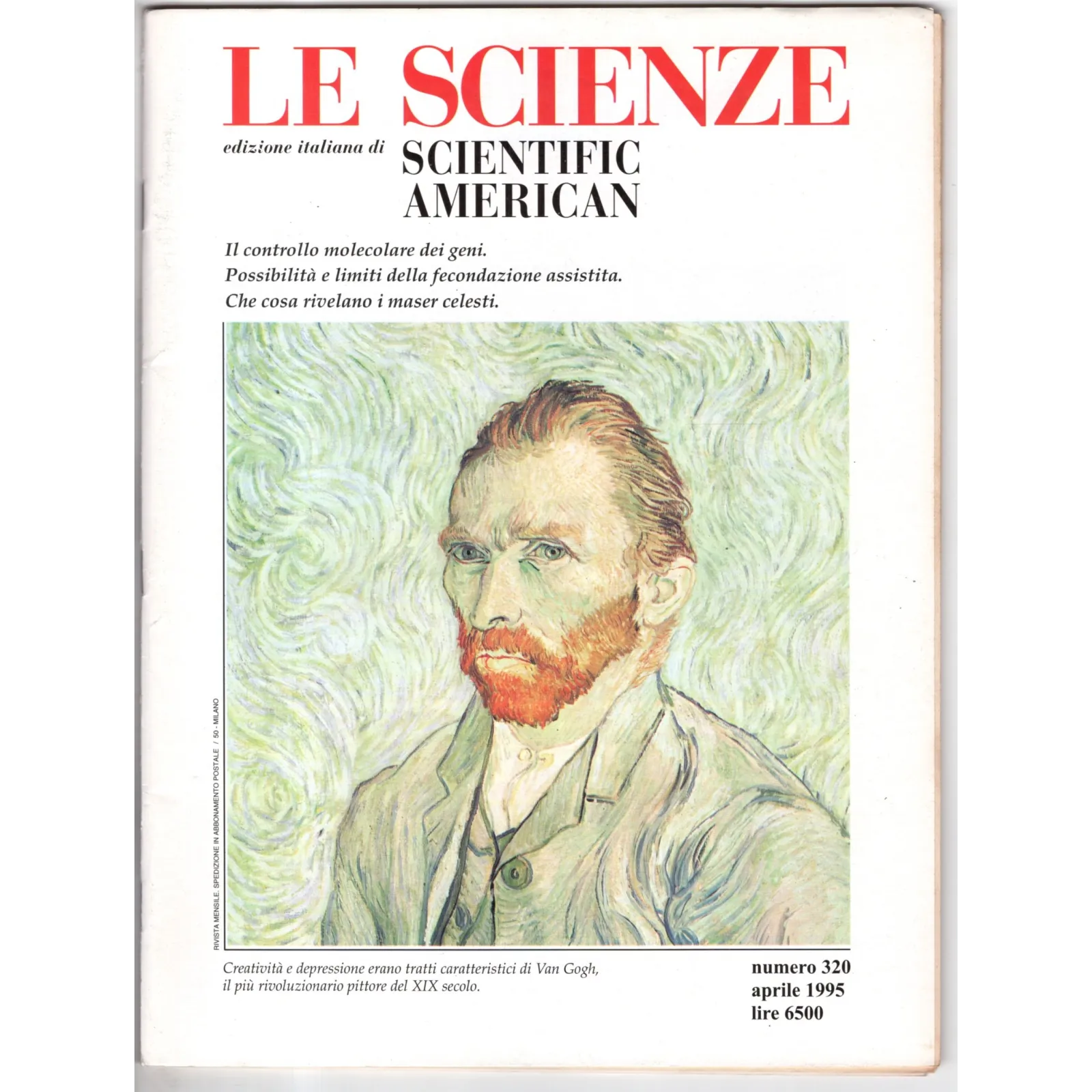 LE SCIENZE. EDIZIONE ITALIANA DI SCIENTIFIC AMERICAN-n 320, aprile-1995