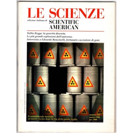 LE SCIENZE. EDIZIONE ITALIANA DI SCIENTIFIC AMERICAN-n 331, marzo-1996