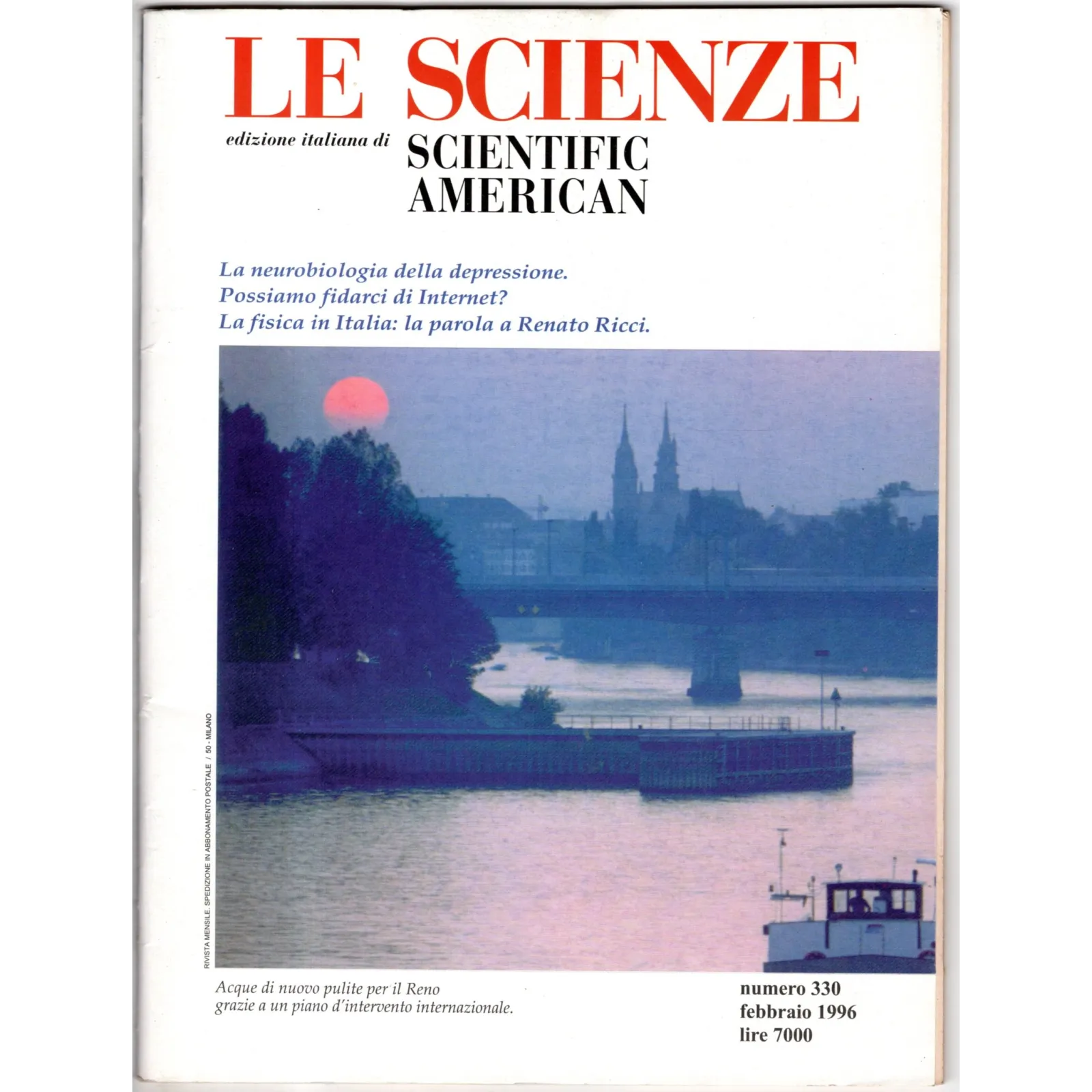 LE SCIENZE. EDIZIONE ITALIANA DI SCIENTIFIC AMERICAN-n 330, febbraio-1996