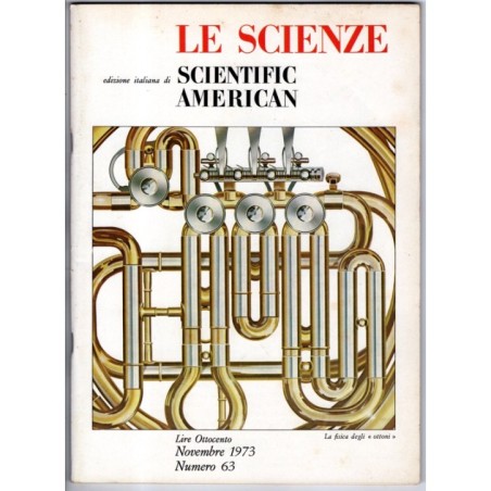 LE SCIENZE. EDIZIONE ITALIANA DI SCIENTIFIC AMERICAN-n 63, novembre-1973