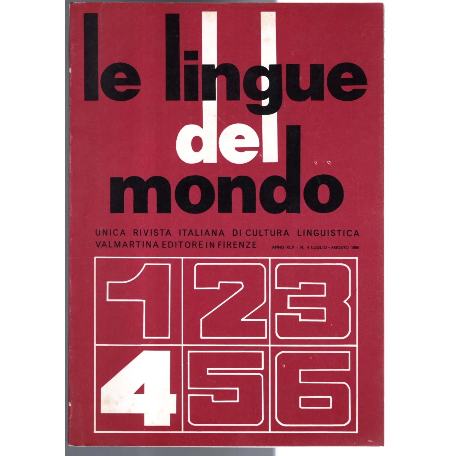 LE LINGUE DEL MONDO-n 4, luglio/agosto-1980