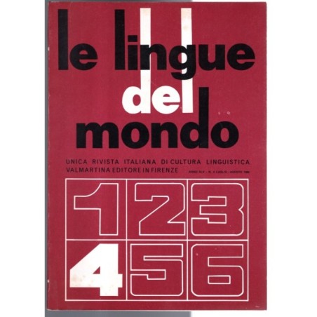 LE LINGUE DEL MONDO-n 4, luglio/agosto-1980