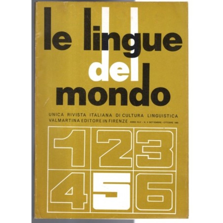 LE LINGUE DEL MONDO-n 5, settembre/ottobre-1980