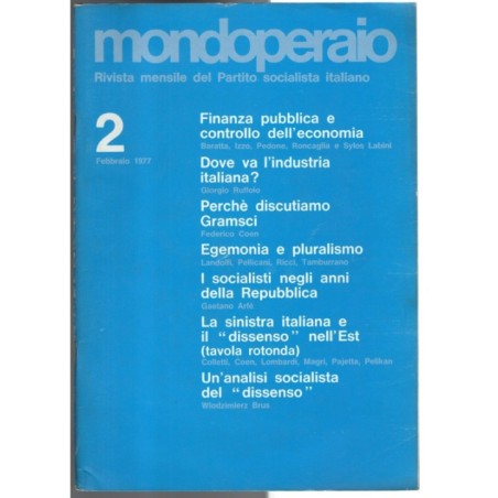 MONDOPERAIO-n 2, febbraio-1977