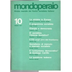 MONDOPERAIO-n 10, ottobre-1977