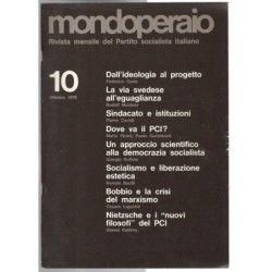 MONDOPERAIO-n 10, ottobre-1978