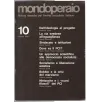 MONDOPERAIO-n 10, ottobre-1978