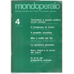 MONDOPERAIO-n 4, aprile-1978
