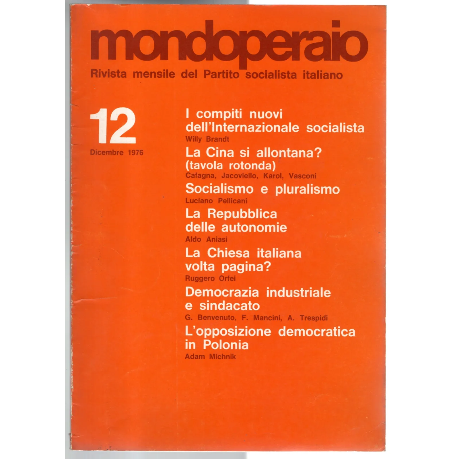 MONDOPERAIO-n 12, dicembre-1976