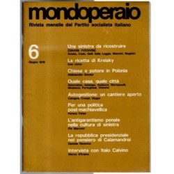MONDOPERAIO-n 6, giugno-1979