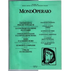MONDOPERAIO-n 10, ottobre-1987