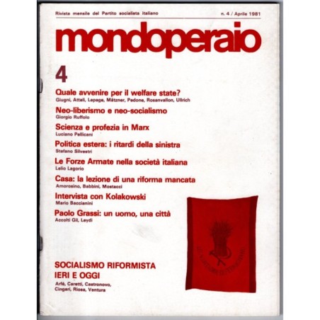 MONDOPERAIO-n 4, aprile-1981